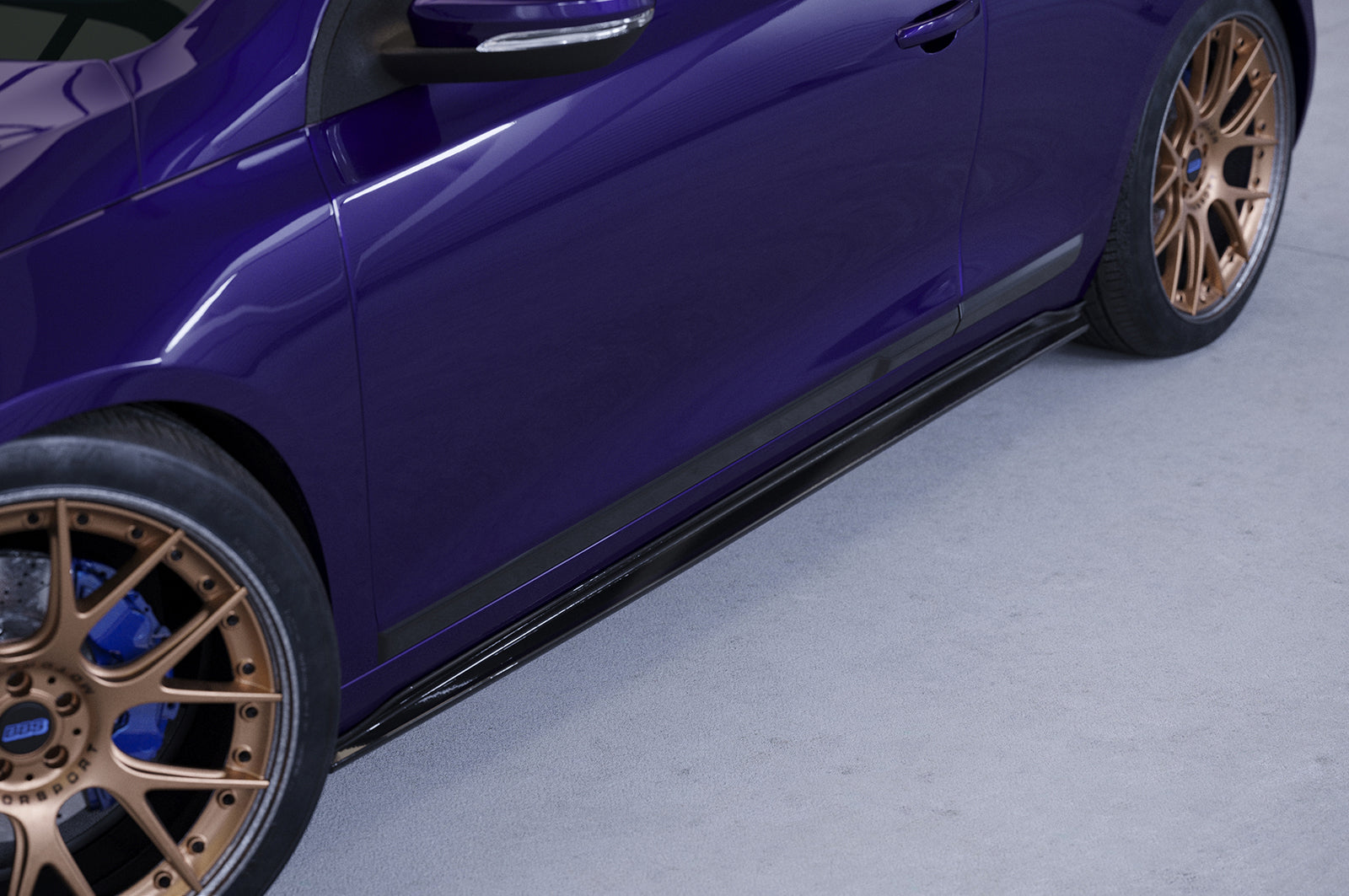 CSR Seitenschweller mit ABE für VW Scirocco III Typ 13 SS465-S Strukturiert schwarz matt (keine Lackierung erforderlich)
