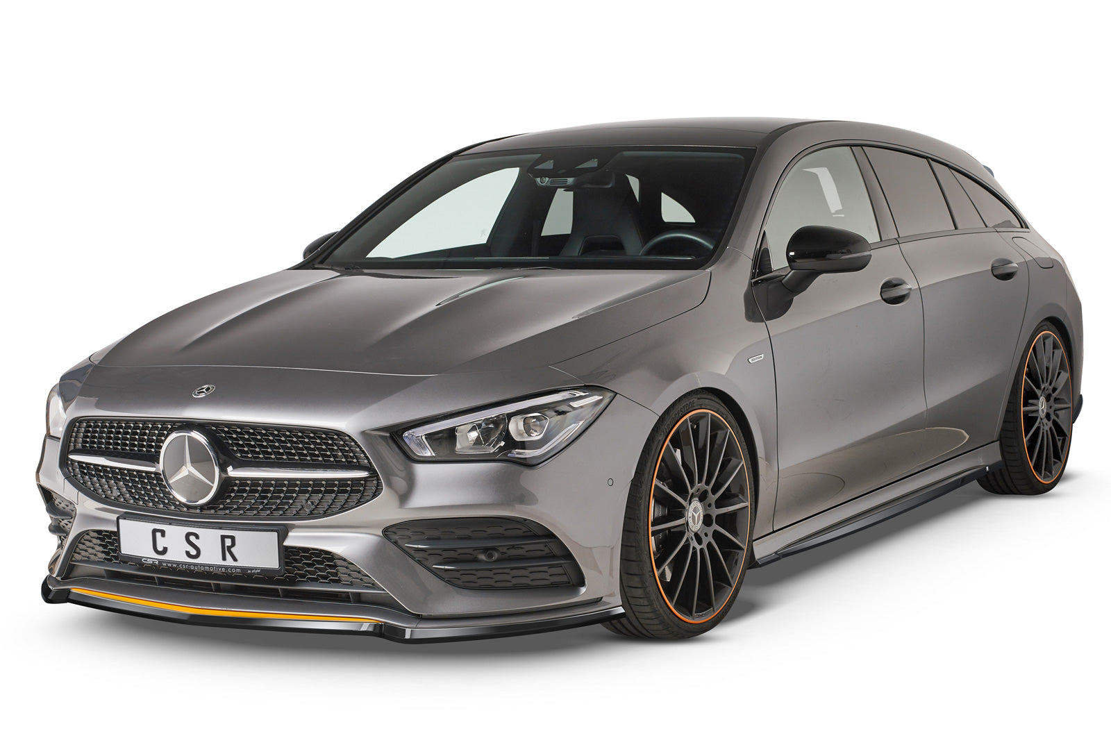 CSR Seitenschweller mit ABE für Mercedes-Benz CLA C118 / X118 AMG-Line SS470-S Strukturiert schwarz matt (keine Lackierung erforderlich)