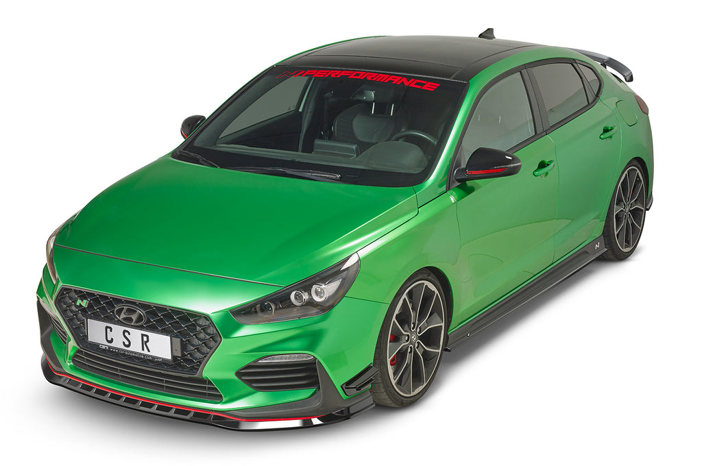 CSR Seitenschweller mit ABE für Hyundai I30 N (PD) SS473-C Carbon Look Hochglanz (keine Lackierung erforderlich)