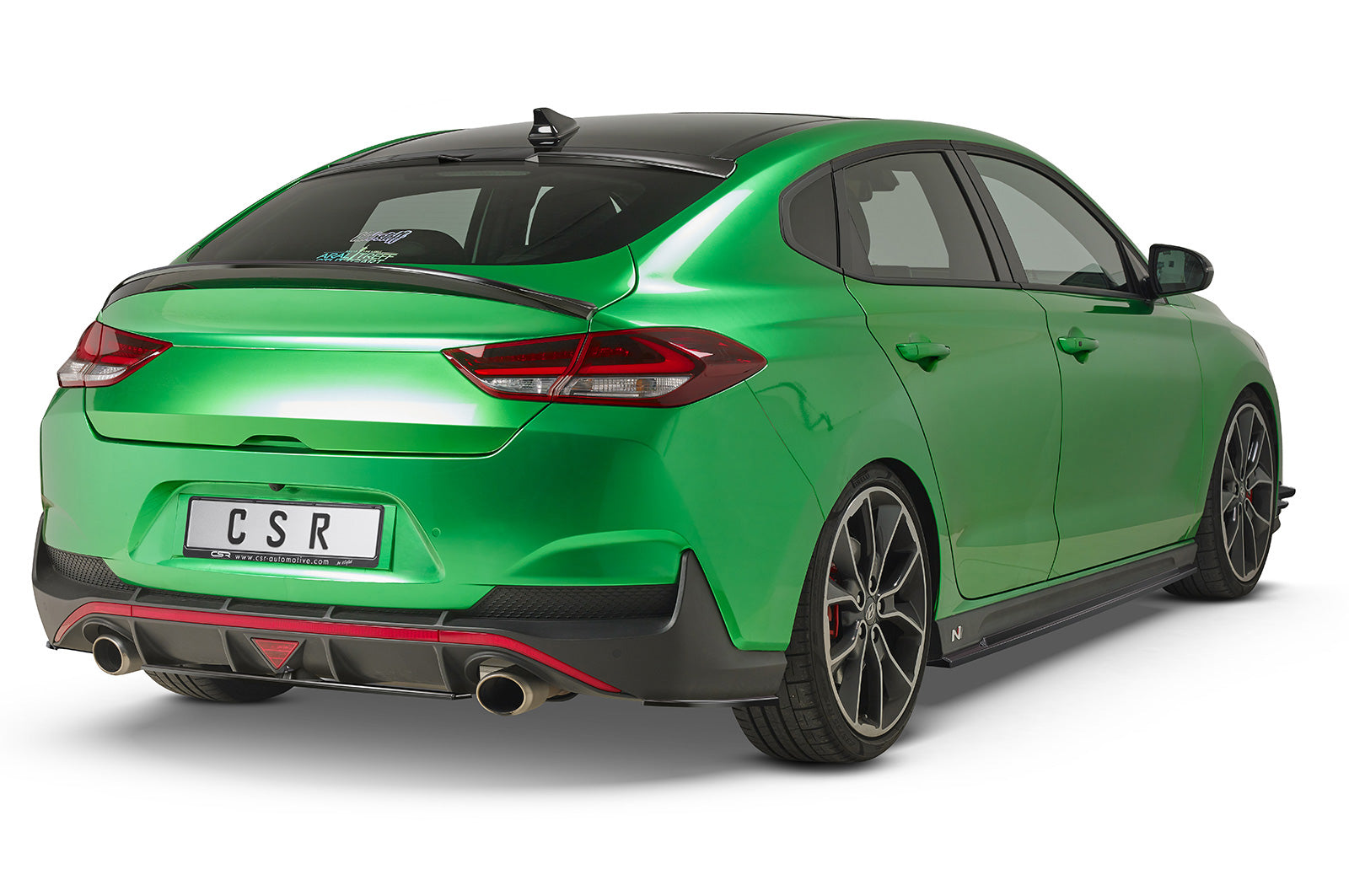 CSR Seitenschweller mit ABE für Hyundai I30 N (PD) SS473-S Strukturiert schwarz matt (keine Lackierung erforderlich)
