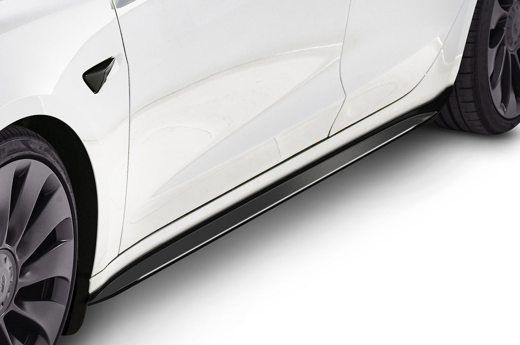CSR Seitenschweller mit ABE für Tesla Model 3 SS474-G Glossy schwarz Hochglanz (keine Lackierung erforderlich)