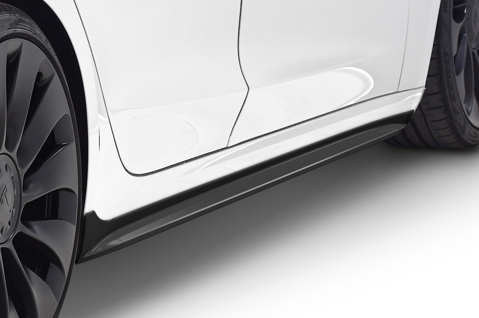 CSR Seitenschweller mit ABE für Tesla Model 3 SS474-G Glossy schwarz Hochglanz (keine Lackierung erforderlich)
