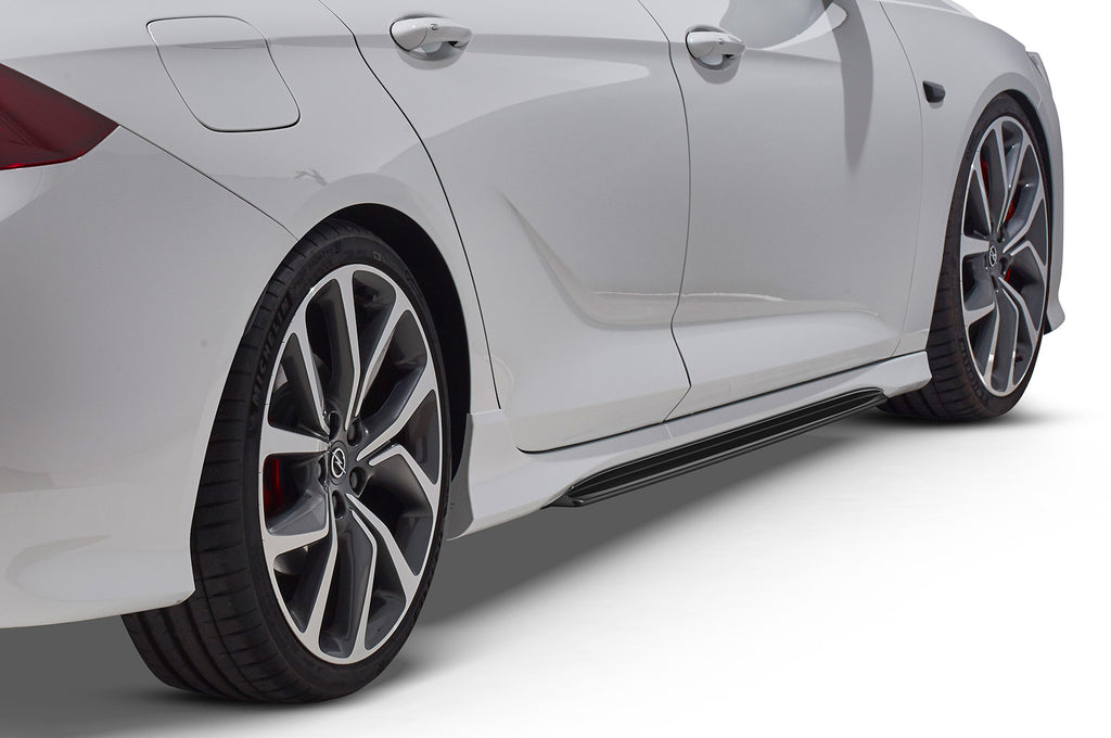 CSR Seitenschweller mit ABE für Opel Insignia B GSI / GS Line Plus SS477-S Strukturiert schwarz matt (keine Lackierung erforderlich)
