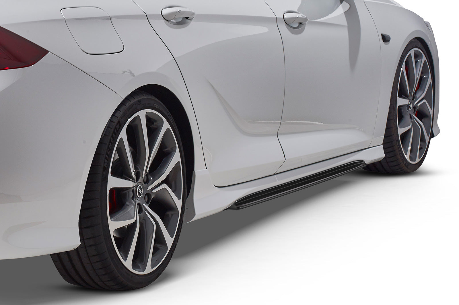 CSR Seitenschweller mit ABE für Opel Insignia B GSI / GS Line Plus SS477-S Strukturiert schwarz matt (keine Lackierung erforderlich)