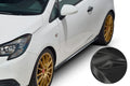 CSR Seitenschweller mit ABE für Opel Corsa E 3-Türer SS479-C Carbon Look Hochglanz (keine Lackierung erforderlich)