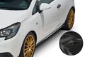 CSR Seitenschweller mit ABE für Opel Corsa E 3-Türer SS479-G Glossy schwarz Hochglanz (keine Lackierung erforderlich)
