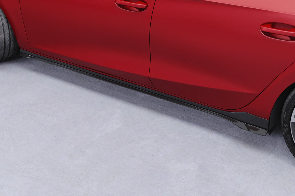CSR Seitenschweller mit ABE für Seat/Cupra Leon 4 (Typ KL) SS480-G Glossy schwarz Hochglanz (keine Lackierung erforderlich)