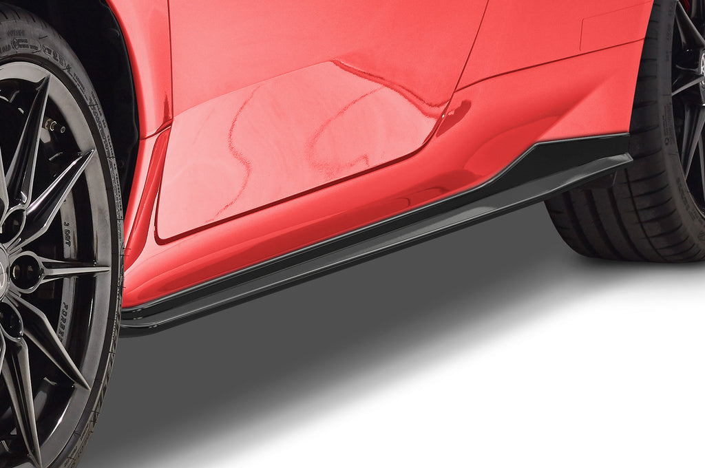CSR Seitenschweller mit ABE für Toyota GR Yaris (XP21) SS481-C Carbon Look Hochglanz (keine Lackierung erforderlich)