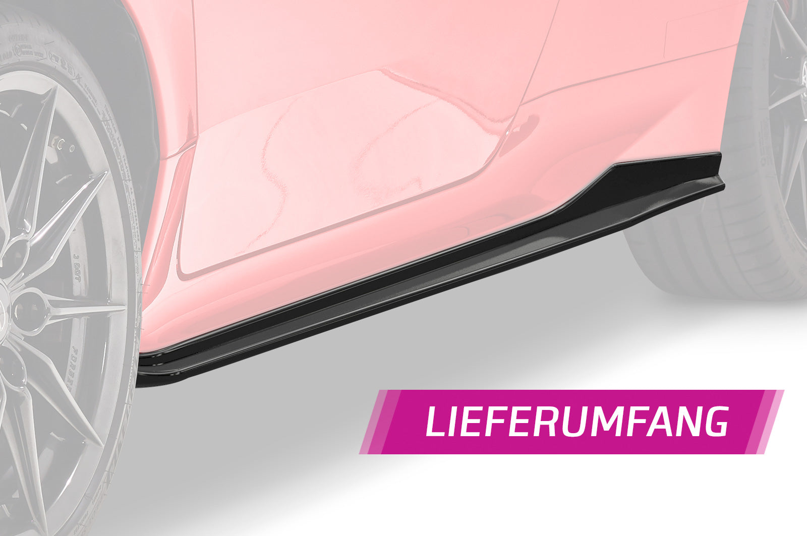 CSR Seitenschweller mit ABE für Toyota GR Yaris (XP21) SS481-L Lackierung erforderlich (unlackiert roh)