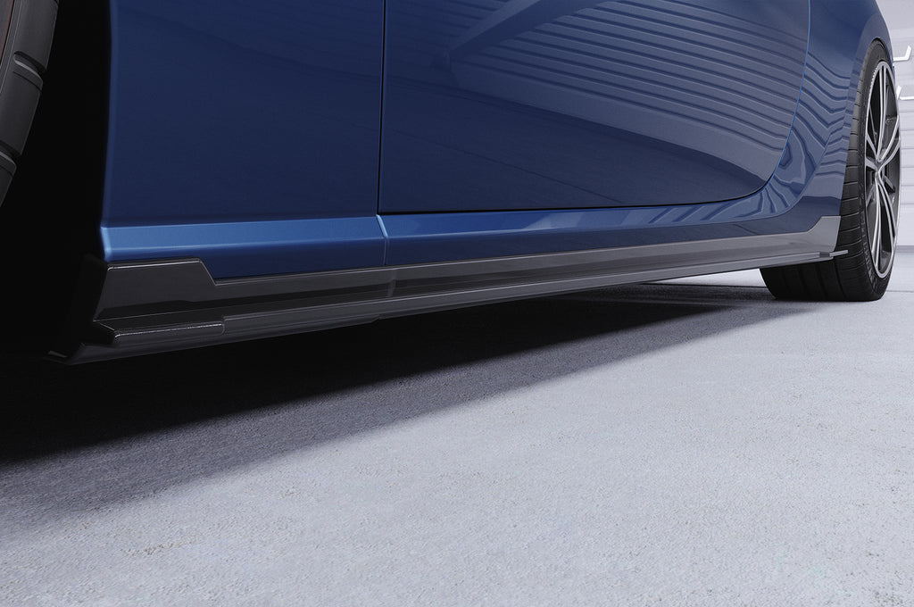 CSR Seitenschweller mit ABE für Toyota GT86 (ZN6) SS482-G Glossy schwarz Hochglanz (keine Lackierung erforderlich)