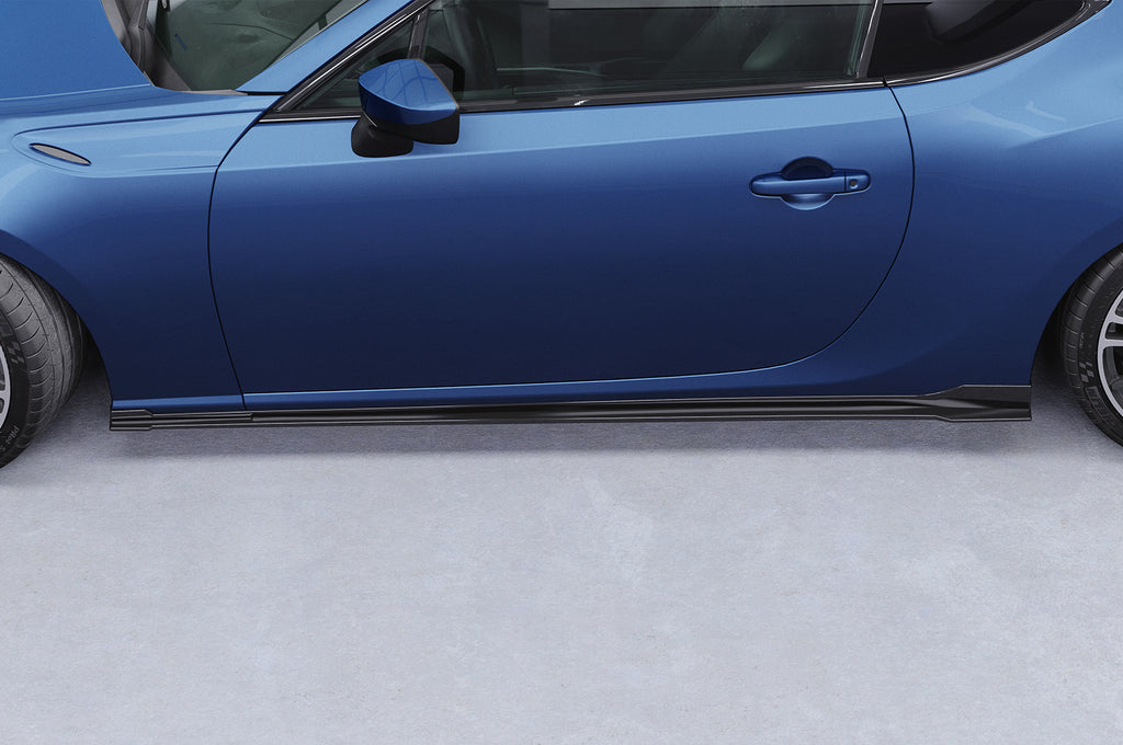 CSR Seitenschweller mit ABE für Toyota GT86 (ZN6) SS482-S Strukturiert schwarz matt (keine Lackierung erforderlich)