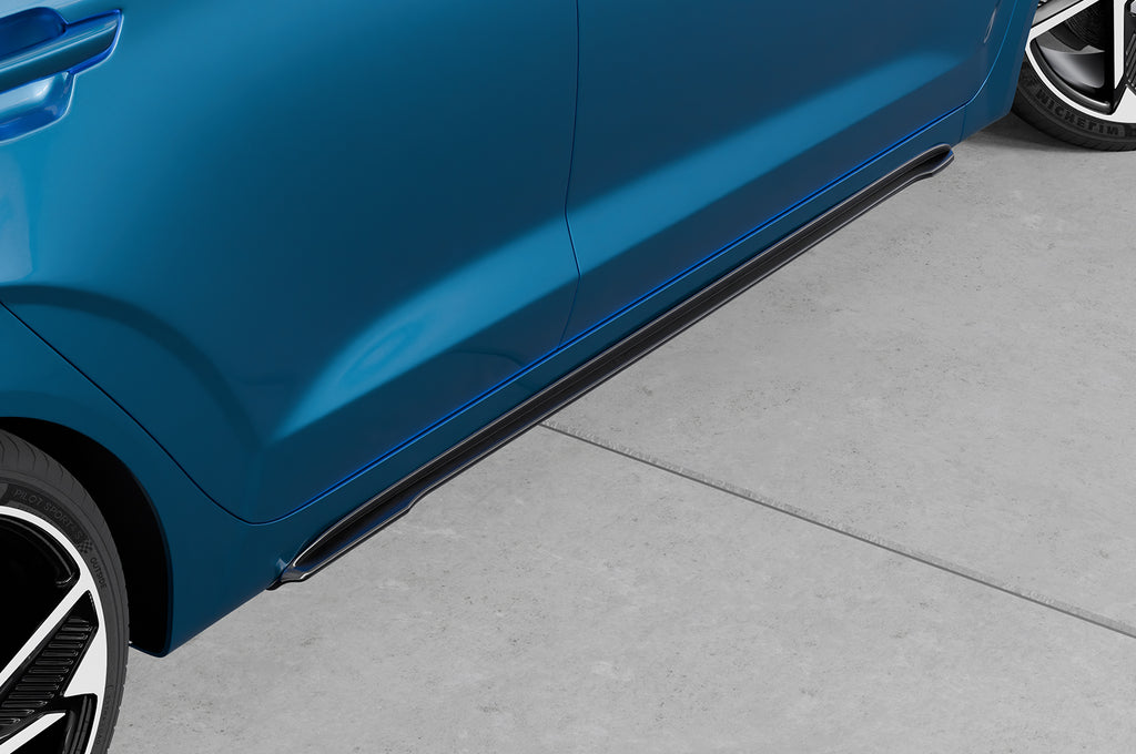 CSR Seitenschweller mit ABE für Hyundai i10 (3. Generation) SS483-G Glossy schwarz Hochglanz (keine Lackierung erforderlich)