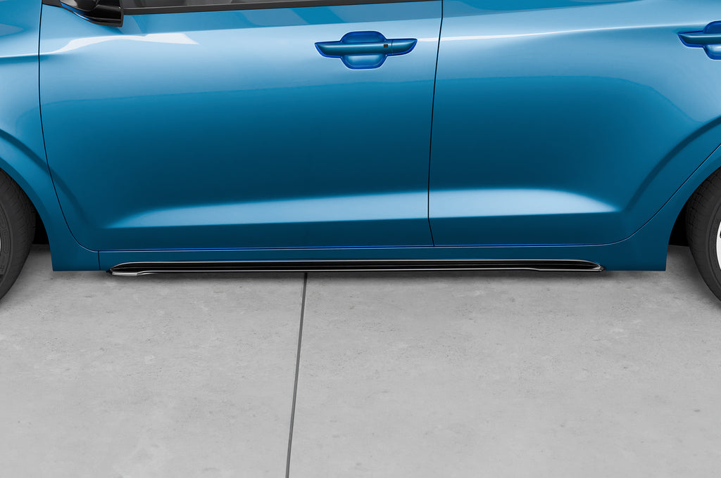 CSR Seitenschweller mit ABE für Hyundai i10 (3. Generation) SS483-G Glossy schwarz Hochglanz (keine Lackierung erforderlich)