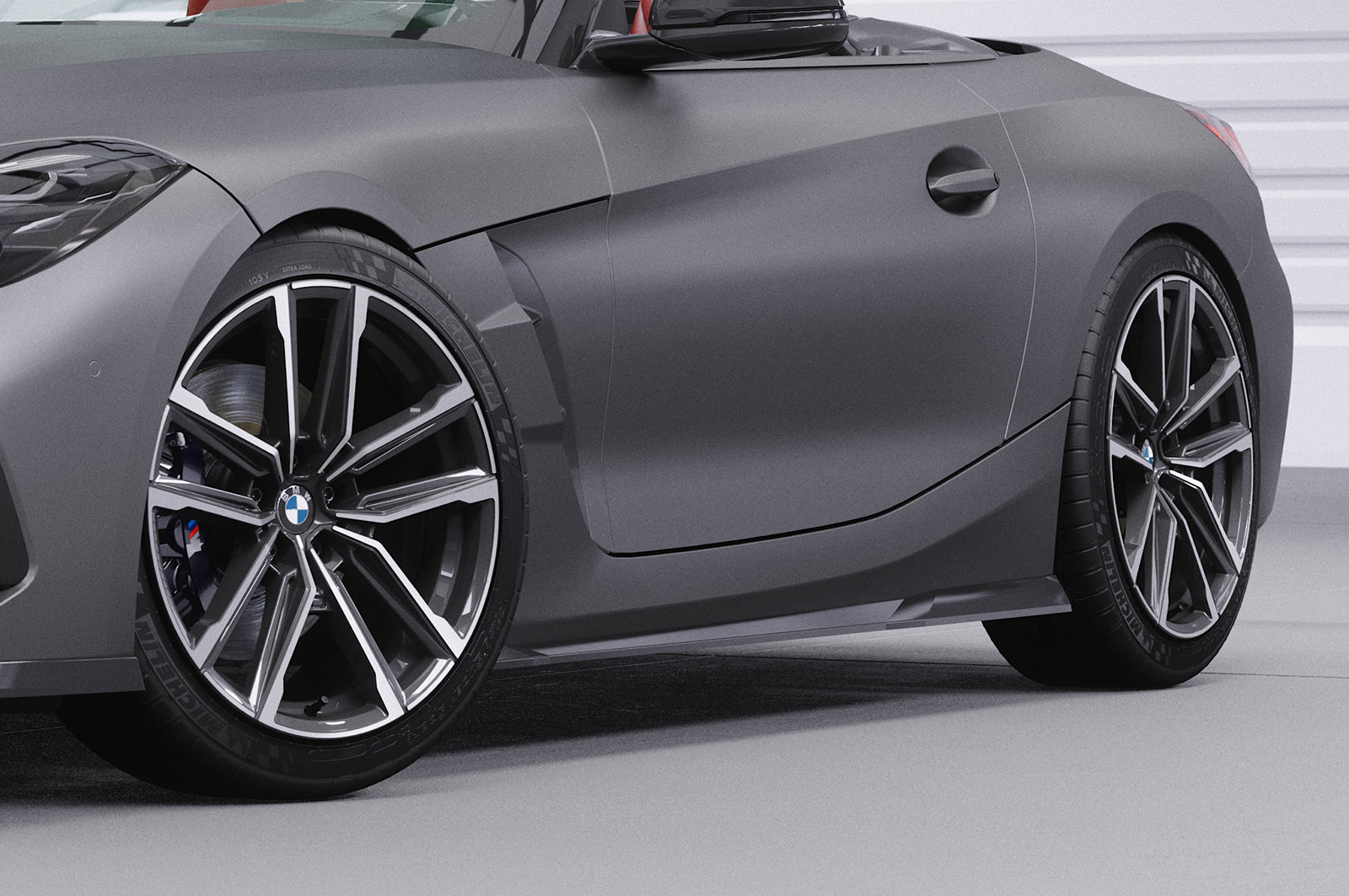 CSR Seitenschweller mit ABE für BMW Z4 (G29) M-Paket / M40i SS486-L Unlackiert roh (Lackierung erforderlich)