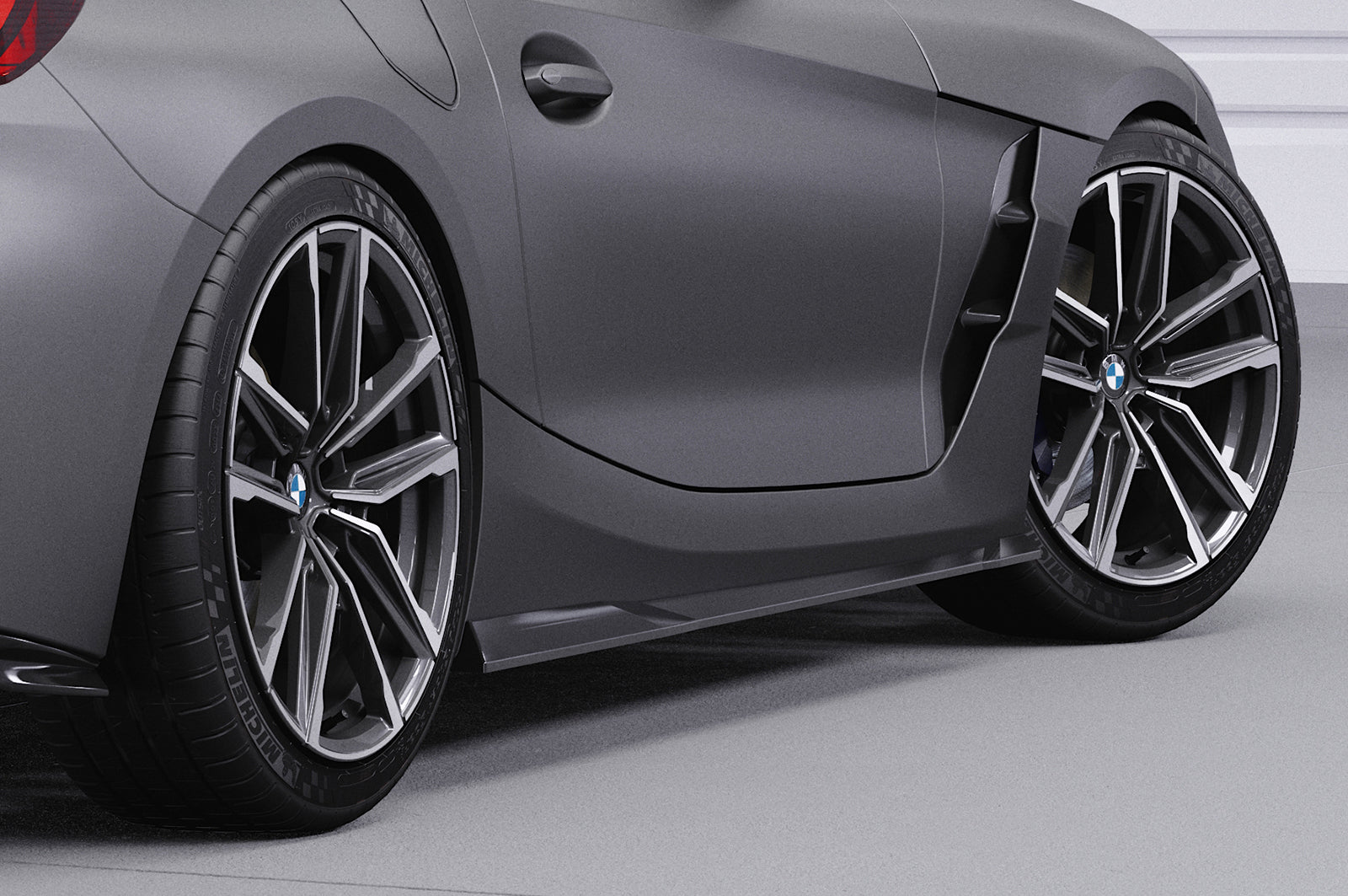 CSR Seitenschweller mit ABE für BMW Z4 (G29) M-Paket / M40i SS486-L Unlackiert roh (Lackierung erforderlich)