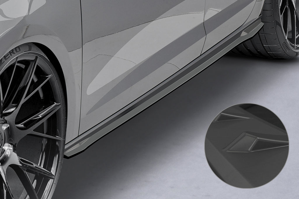CSR Seitenschweller mit ABE für Seat Leon 3 (Typ 5F) Cupra/FR SS488-L Unlackiert roh (Lackierung erforderlich)