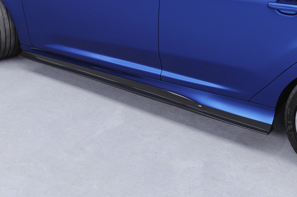 CSR Seitenschweller mit ABE für Ford Focus MK3 ST/ST-Line SS489-G Glossy schwarz Hochglanz (keine Lackierung erforderlich)
