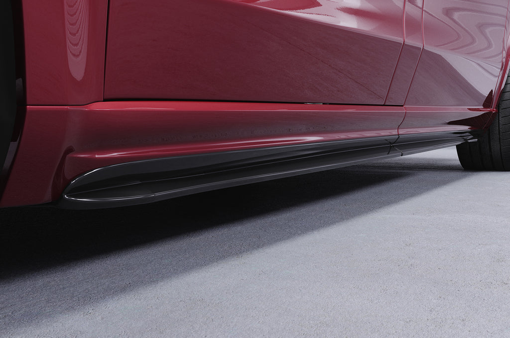 CSR Seitenschweller mit ABE für Mercedes-Benz V-Klasse 447 AMG-Line SS491-G Glossy schwarz Hochglanz (keine Lackierung erforderlich)