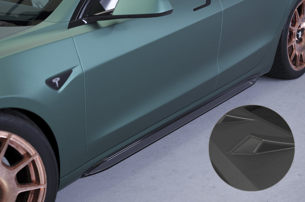 CSR Seitenschweller mit ABE für Tesla Model 3 SS494-L Unlackiert roh (Lackierung erforderlich)