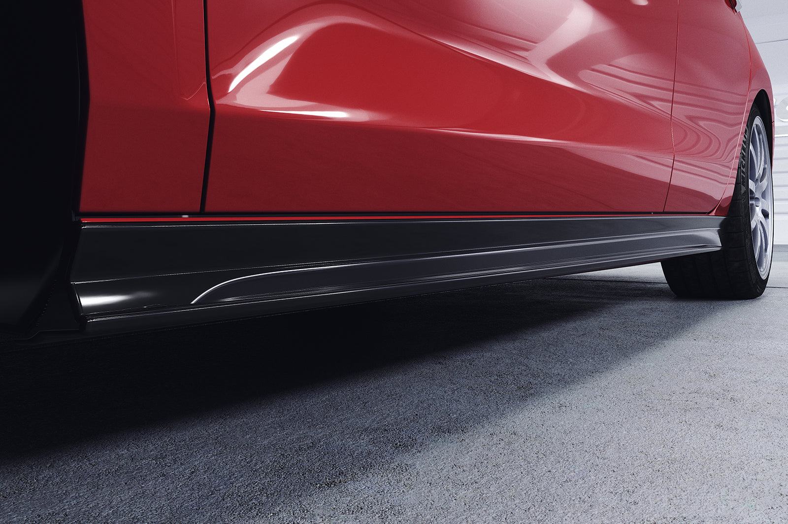CSR Seitenschweller mit ABE für Hyundai I30 (PD) SS502-G Glossy schwarz Hochglanz (keine Lackierung erforderlich)