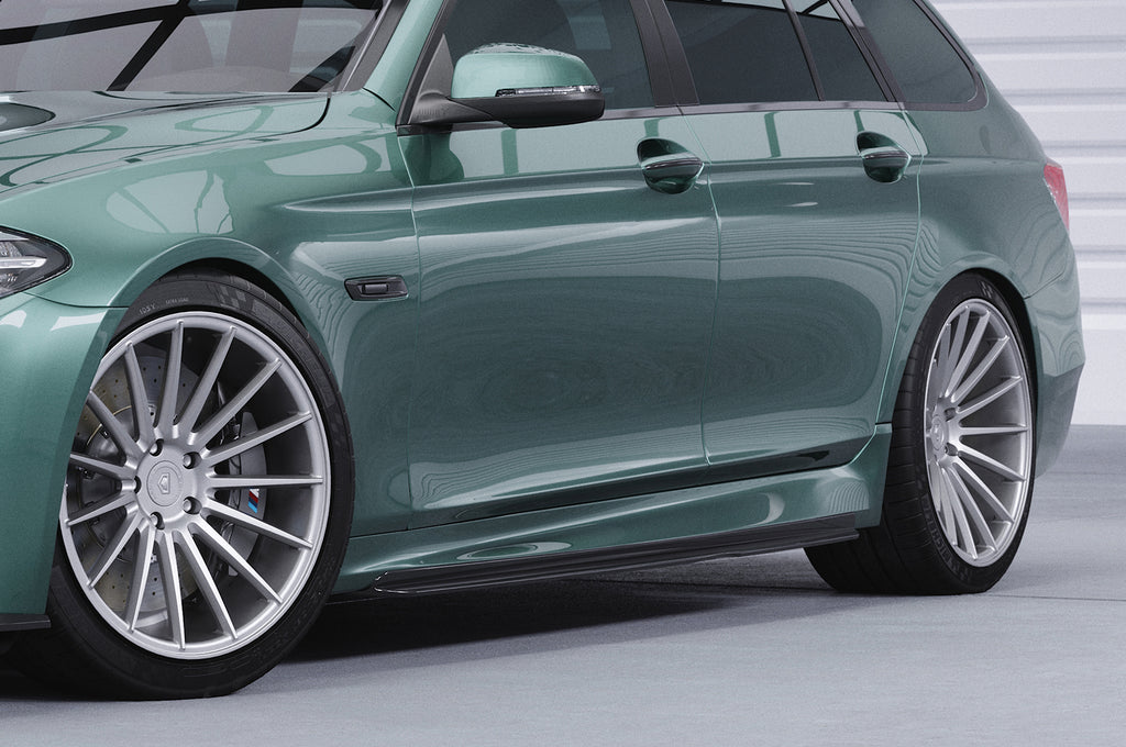CSR Seitenschweller mit ABE für BMW 5er F10 / F11 M-Paket SS515-S Strukturiert schwarz matt (keine Lackierung erforderlich)