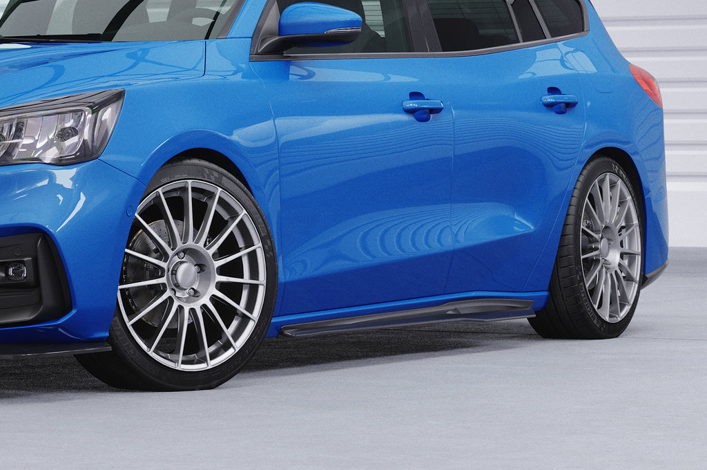 CSR Seitenschweller mit ABE für Ford Focus MK4 Turnier ST/ST-Line SS519-C Carbon Look Hochglanz (keine Lackierung erforderlich)
