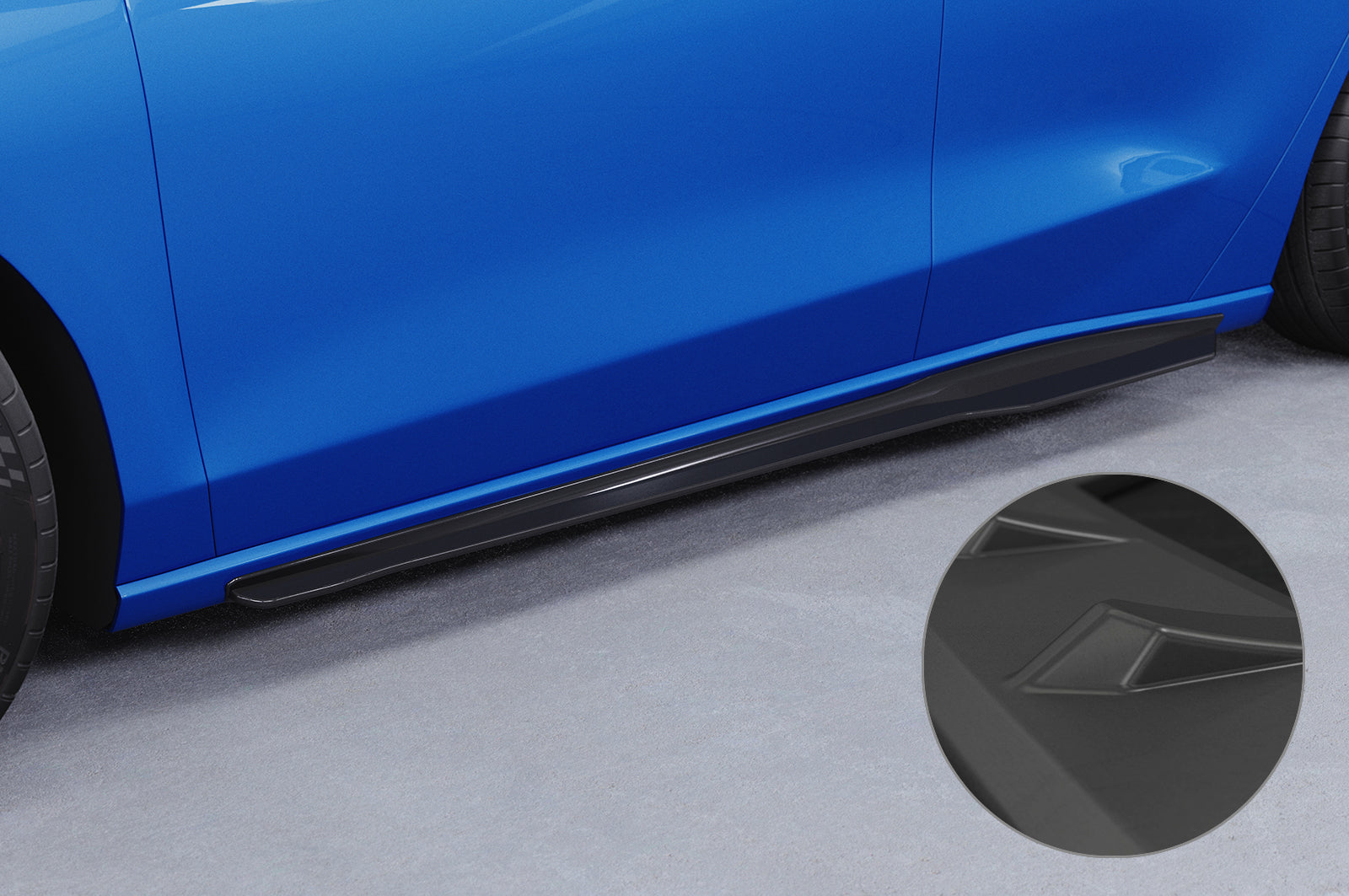 CSR Seitenschweller mit ABE für Ford Focus MK4 Turnier ST/ST-Line SS519-L Unlackiert roh (Lackierung erforderlich)