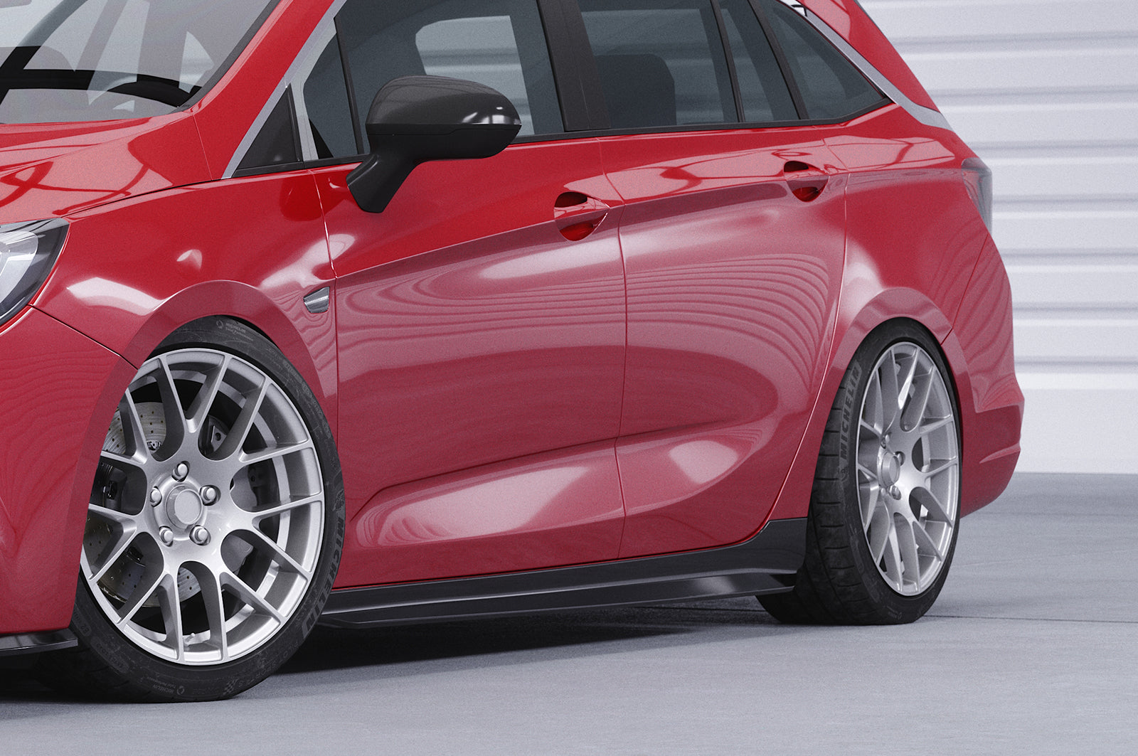 CSR Seitenschweller mit ABE für Opel Astra K SS526-L Unlackiert roh (Lackierung erforderlich)