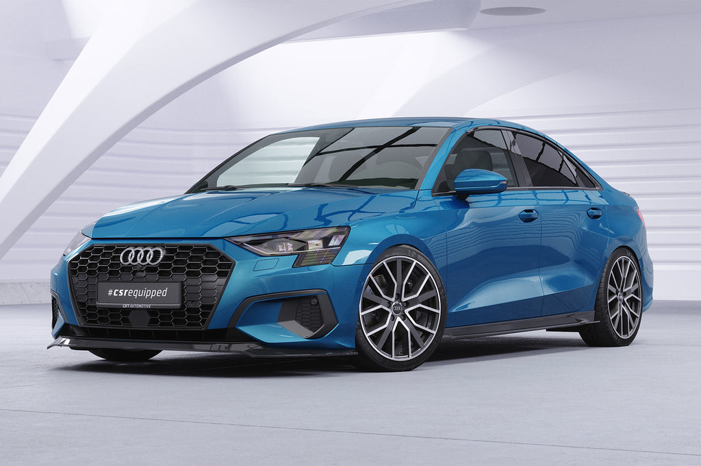 CSR Seitenschweller mit ABE für Audi A3 (8Y) SS528-C Carbon Look Hochglanz (keine Lackierung erforderlich)