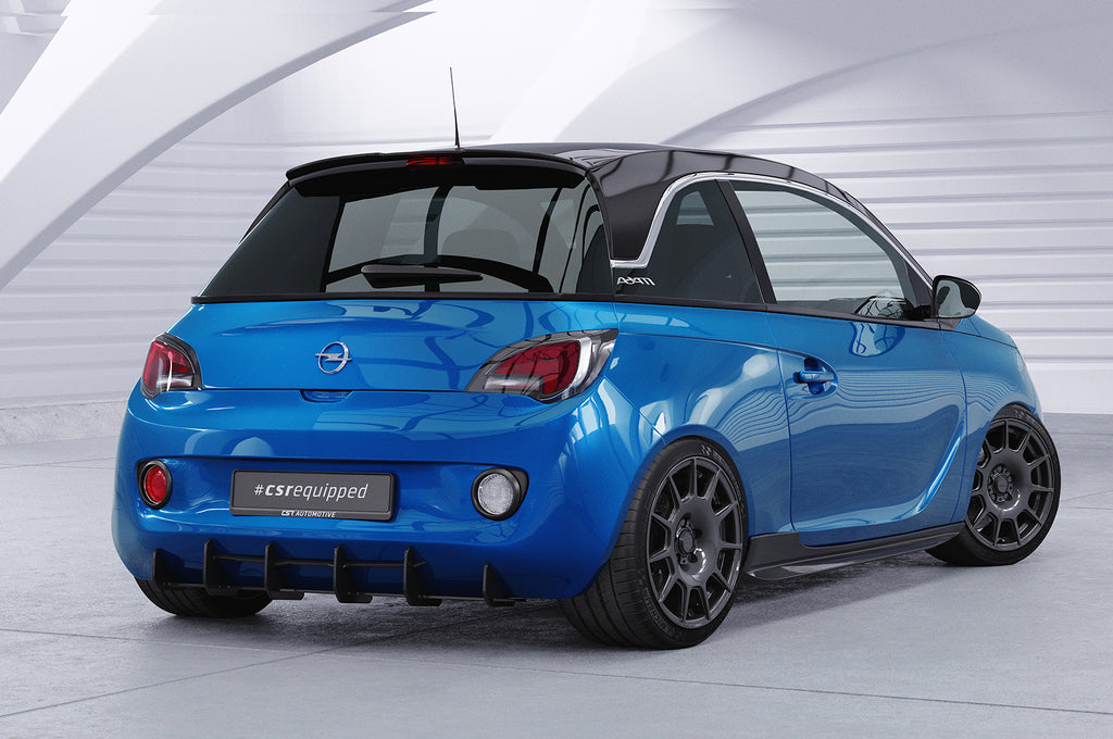 CSR Seitenschweller mit ABE für Opel Adam SS531-C Carbon Look Hochglanz (keine Lackierung erforderlich)