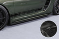 CSR Seitenschweller mit ABE für Porsche 718 Boxster / Cayman (Typ 982) SS533-G Glossy schwarz Hochglanz (keine Lackierung erforderlich)