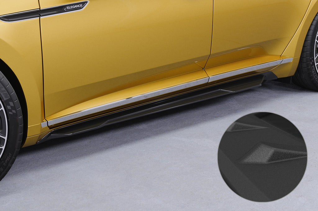 CSR Seitenschweller mit ABE für VW Arteon (Typ 3H) SS535-S Strukturiert schwarz matt (keine Lackierung erforderlich)