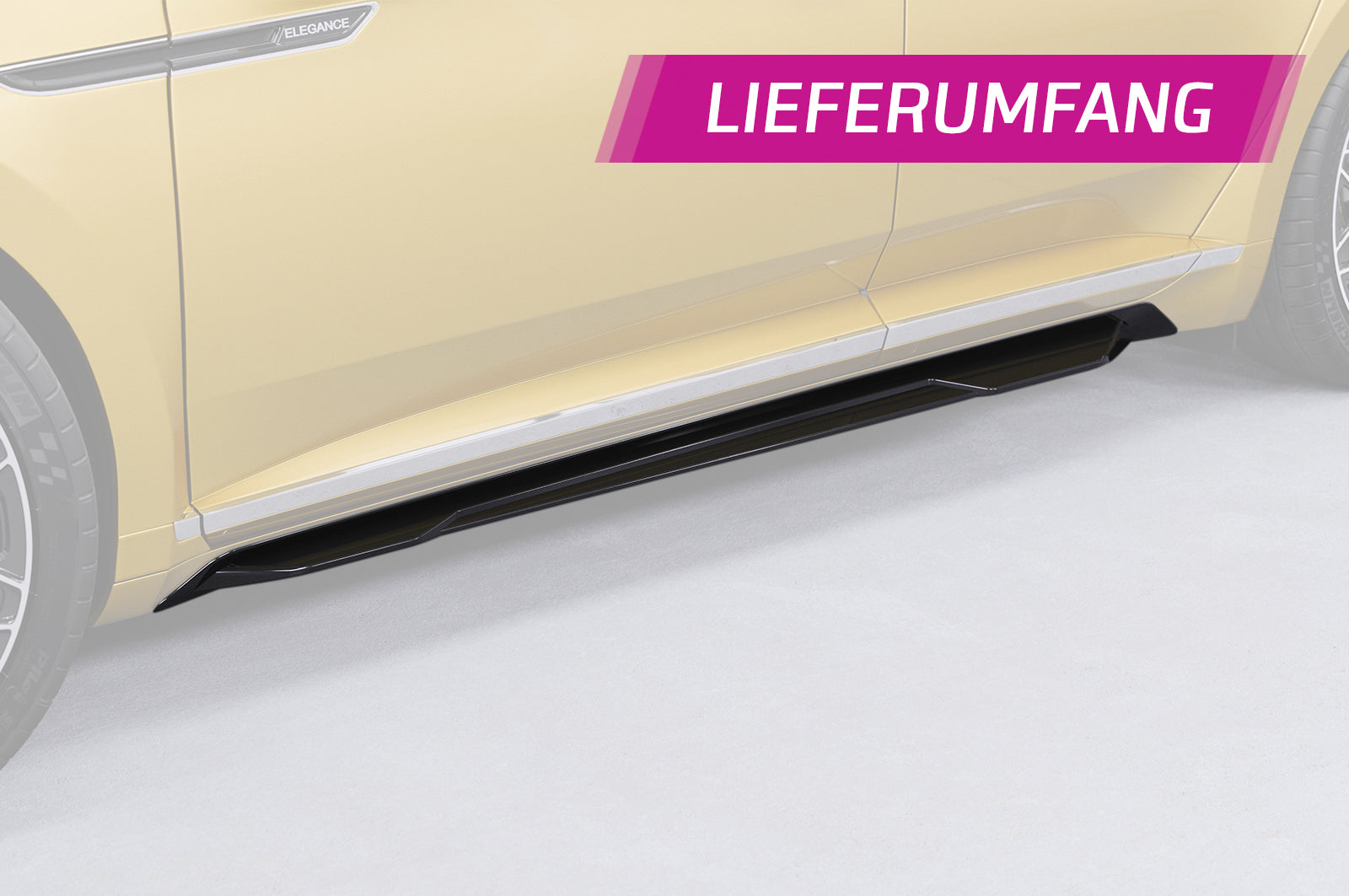 CSR Seitenschweller mit ABE für VW Arteon (Typ 3H) SS535-L Unlackiert roh (Lackierung erforderlich)