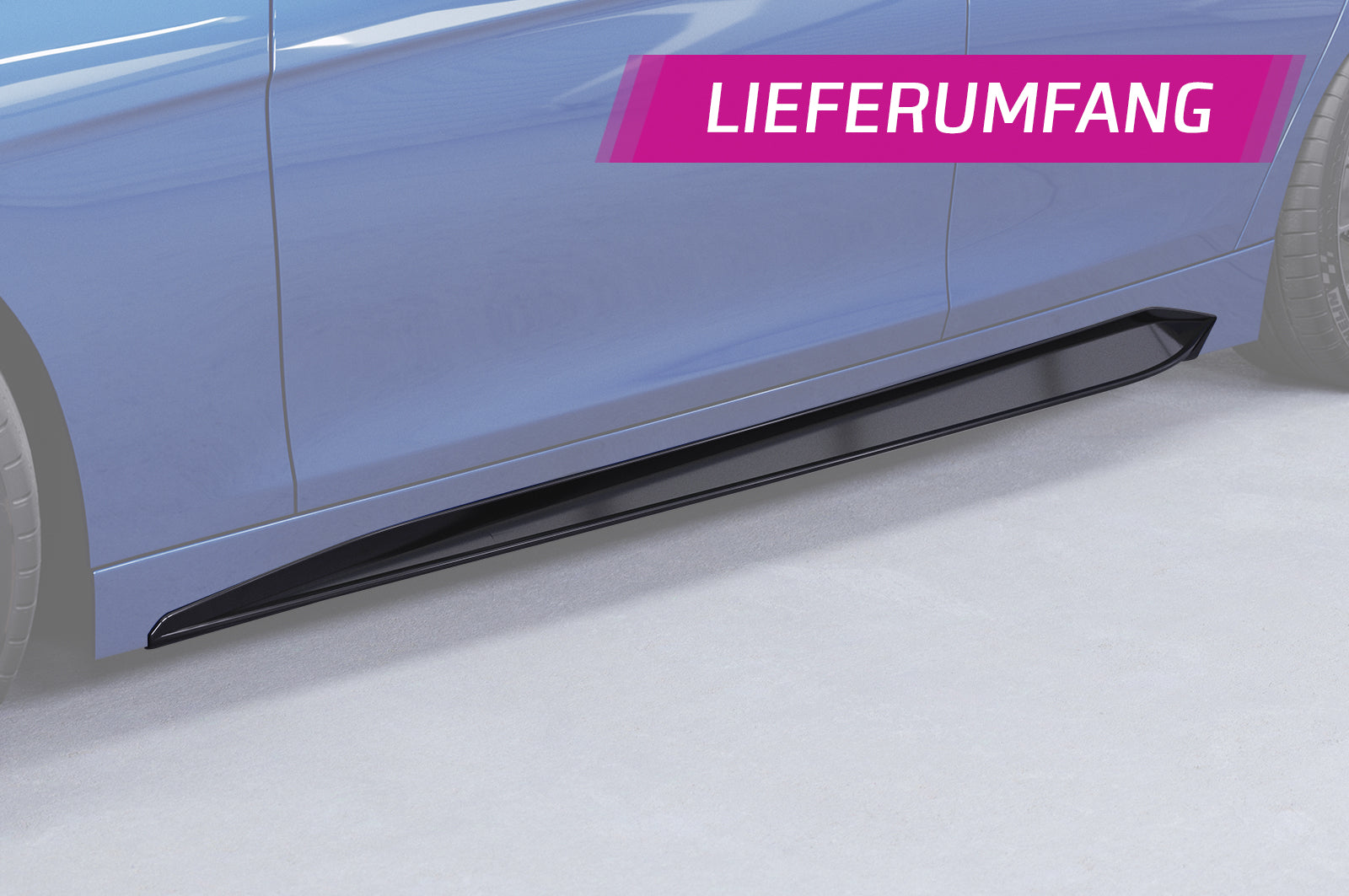 CSR Seitenschweller mit ABE für BMW 3er F30 / F31 SS537-L Unlackiert roh (Lackierung erforderlich)