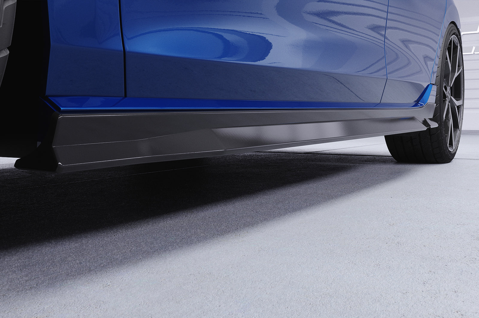 CSR Seitenschweller mit ABE für VW Golf 8 R SS538-L Unlackiert roh (Lackierung erforderlich)