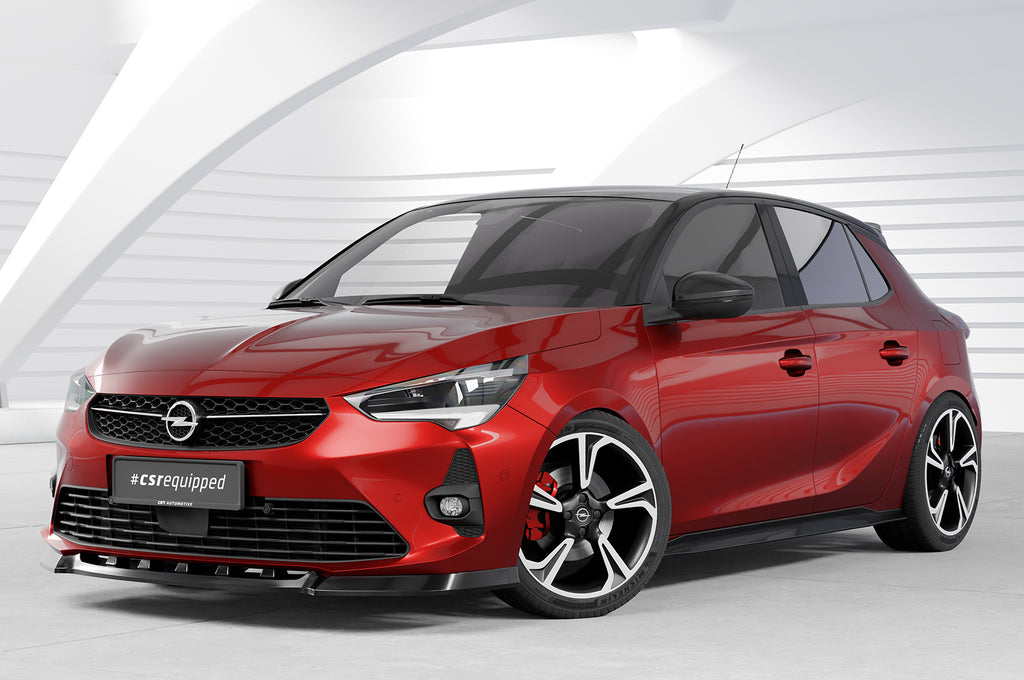CSR Seitenschweller mit ABE für Opel Corsa F SS541-S Strukturiert schwarz matt (keine Lackierung erforderlich)