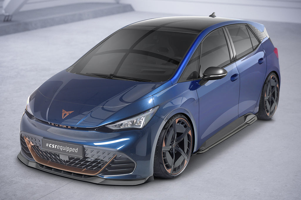 CSR Seitenschweller mit ABE für Cupra Born SS542-S Strukturiert schwarz matt (keine Lackierung erforderlich)