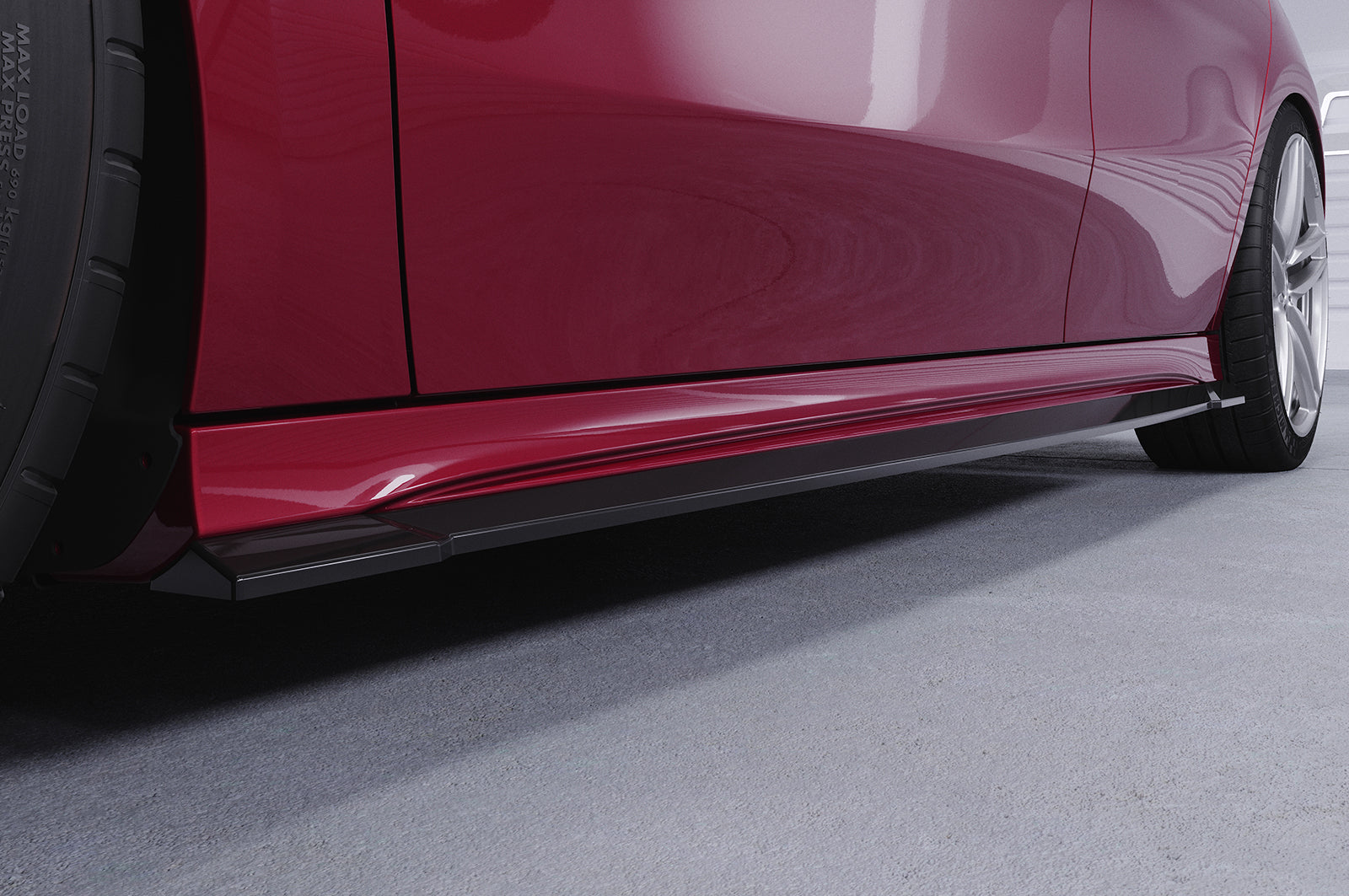CSR Seitenschweller mit ABE für Mercedes-Benz A-Klasse (W177) AMG/AMG-Line SS547-L Unlackiert roh (Lackierung erforderlich)