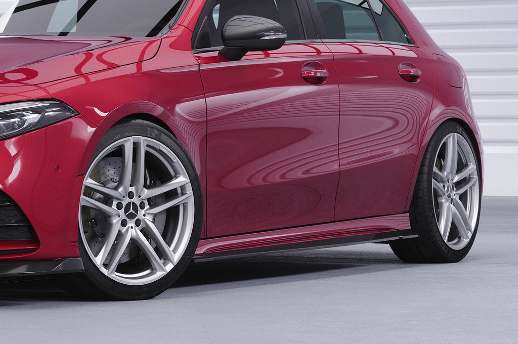 CSR Seitenschweller mit ABE für Mercedes-Benz A-Klasse (W177) AMG/AMG-Line SS547-L Unlackiert roh (Lackierung erforderlich)