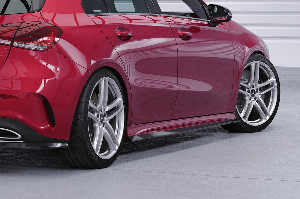 CSR Seitenschweller mit ABE für Mercedes-Benz A-Klasse (W177) AMG/AMG-Line SS547-L Unlackiert roh (Lackierung erforderlich)