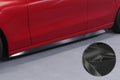 CSR Seitenschweller mit ABE für Mercedes Benz C-Klasse W206 / S206 SS552-C Carbon Look Hochglanz (keine Lackierung erforderlich)