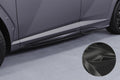 CSR Seitenschweller mit ABE für Hyundai Tucson 4 (NX4) N-Line SS570-C Carbon Look Hochglanz (keine Lackierung erforderlich)