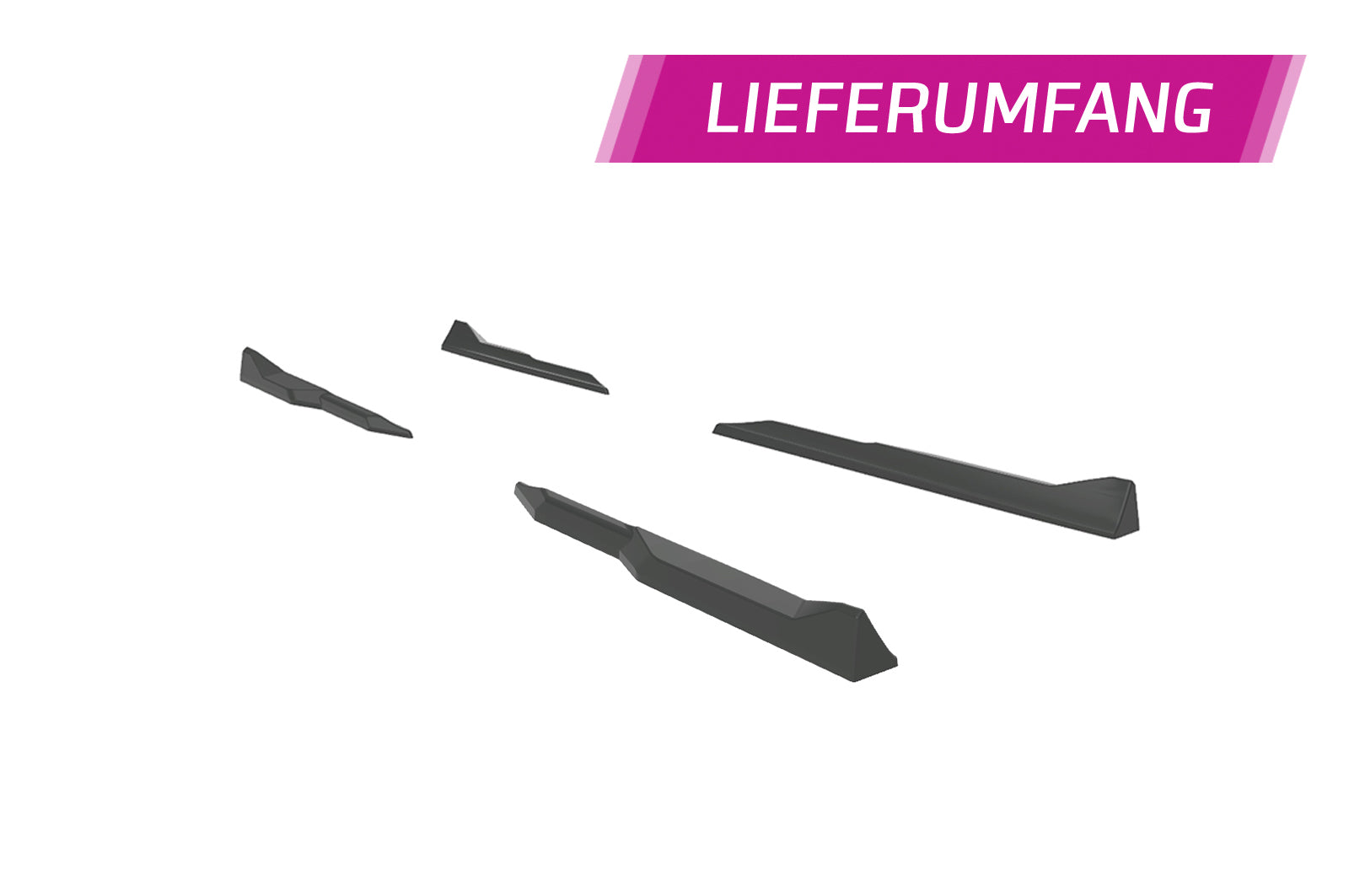 CSR Seitenschweller mit ABE für Audi A4 / S4 B8 (Typ 8K) SS571-C Carbon Look Hochglanz (keine Lackierung erforderlich)