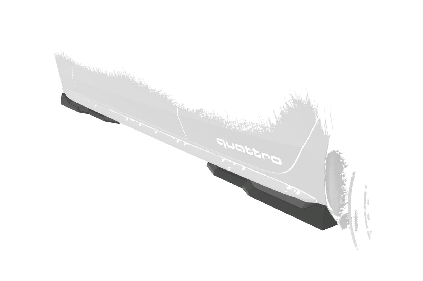CSR Seitenschweller mit ABE für Audi A4 / S4 B8 (Typ 8K) SS571-C Carbon Look Hochglanz (keine Lackierung erforderlich)