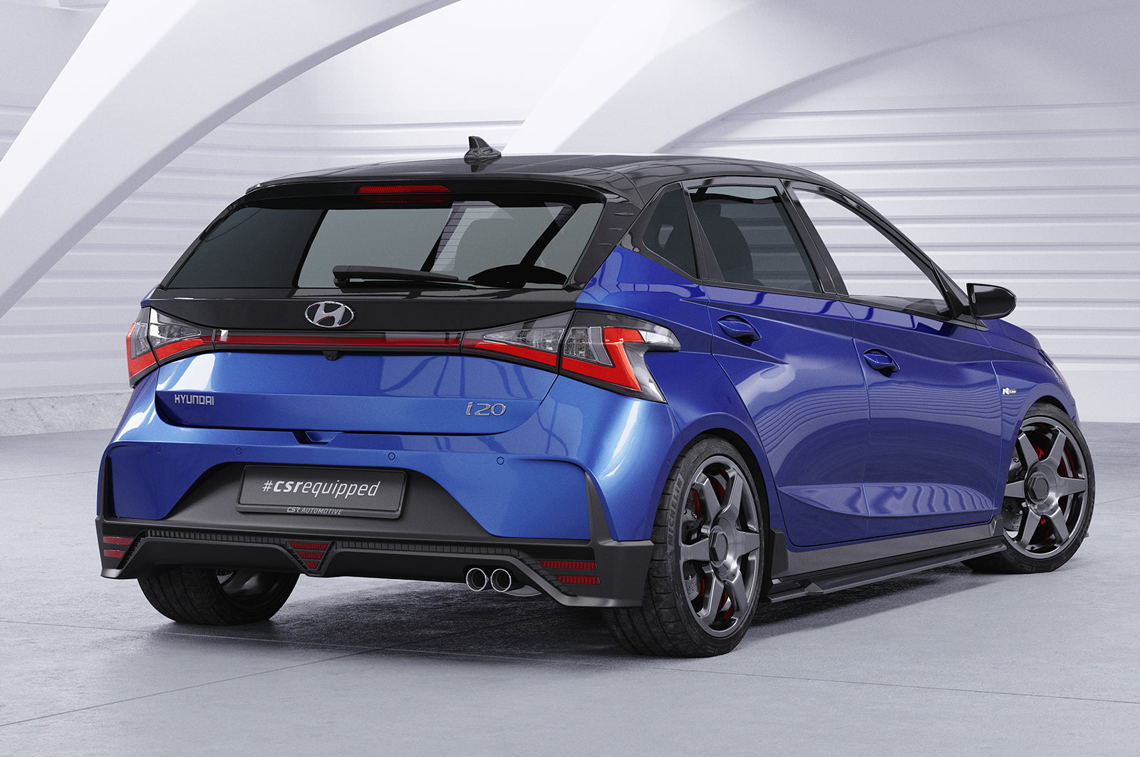 CSR Seitenschweller mit ABE für Hyundai I20 (BC3) N-Line SS574-L Unlackiert roh (Lackierung erforderlich)