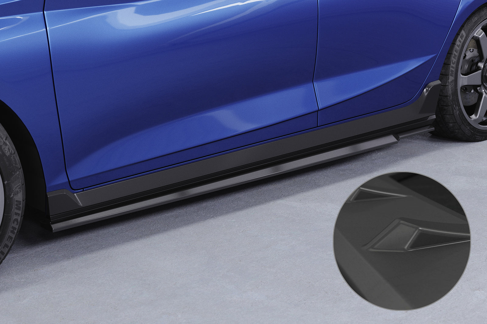CSR Seitenschweller mit ABE für Hyundai I20 (BC3) N-Line SS574-L Unlackiert roh (Lackierung erforderlich)