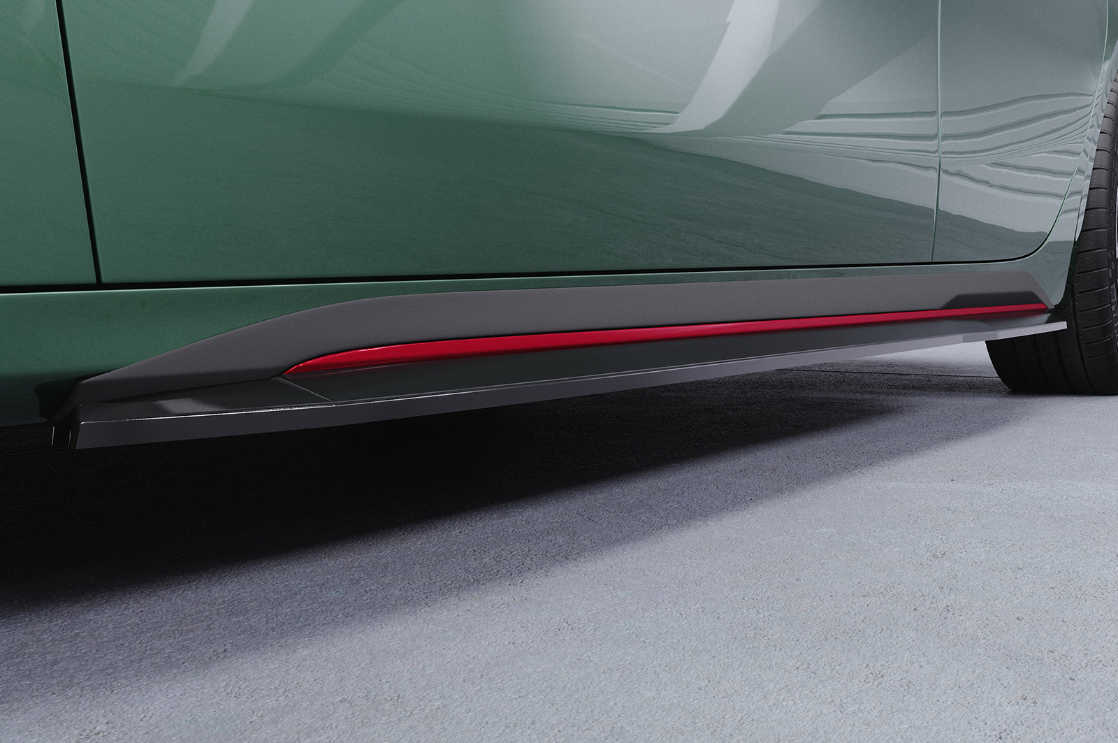 CSR Seitenschweller mit ABE für Kia Pro Ceed (CD) GT SS575-L Unlackiert roh (Lackierung erforderlich)