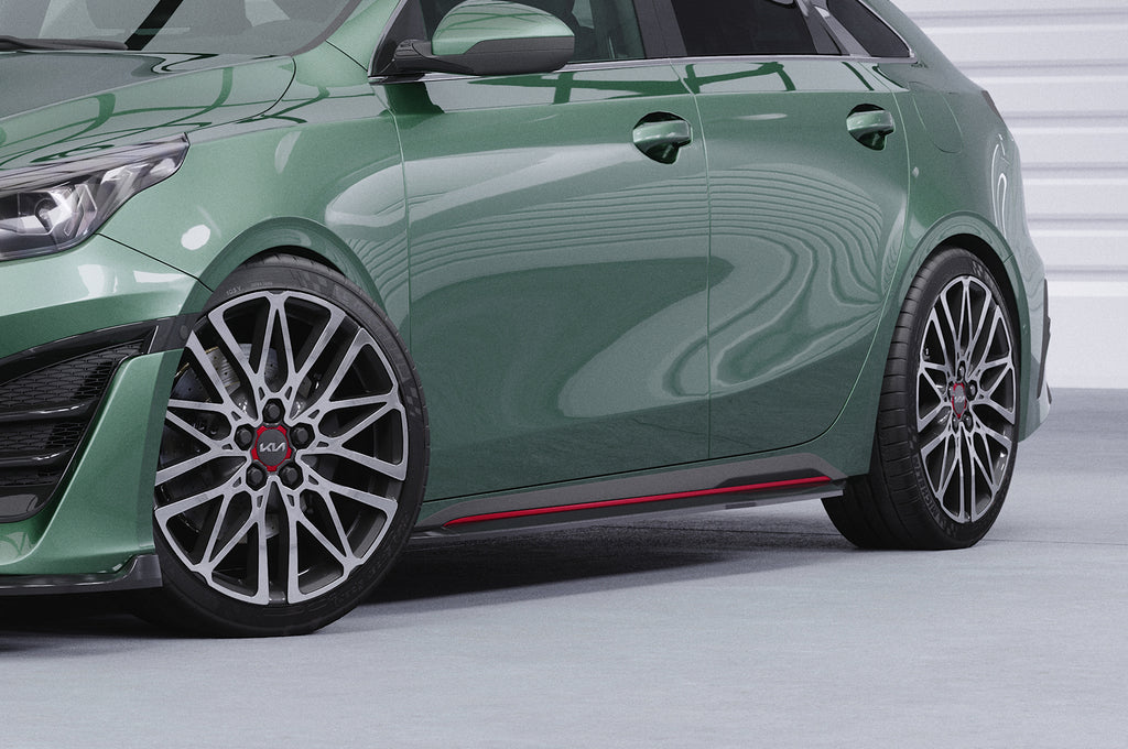 CSR Seitenschweller mit ABE für Kia Pro Ceed (CD) GT SS575-L Unlackiert roh (Lackierung erforderlich)