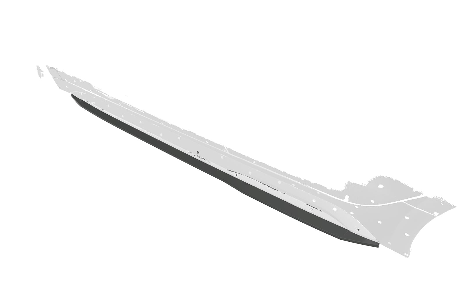CSR Seitenschweller mit ABE für Kia Pro Ceed (CD) GT SS575-L Unlackiert roh (Lackierung erforderlich)