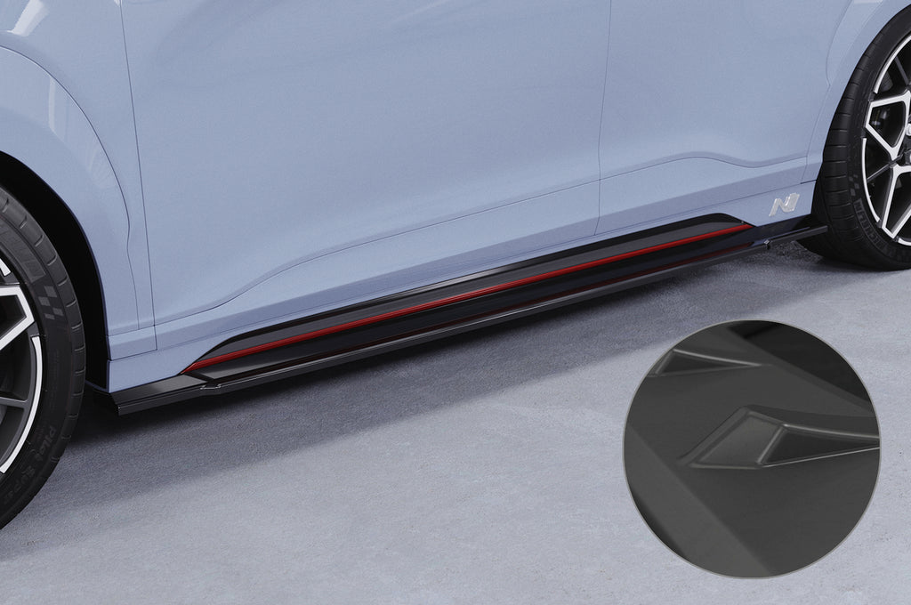 CSR Seitenschweller mit ABE für Hyundai Kona (1.Gen) N/N-Line SS577-L Unlackiert roh (Lackierung erforderlich)